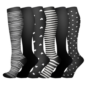 Nylon Nurse <strong>Compression</strong> <strong>Socks</strong> for <strong>Men</strong> Women Knitted High-Crew Fitness Running Stock Available - Product Image 4