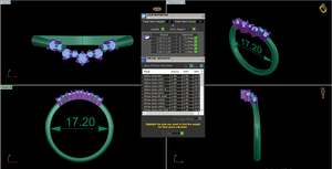 Elegante Anillo de Diamantes Dorado para Mujer, Estilo Clásico, Acabado Brillante, Joyería para Uso Diario, Opción de Regalo - Product Image 5