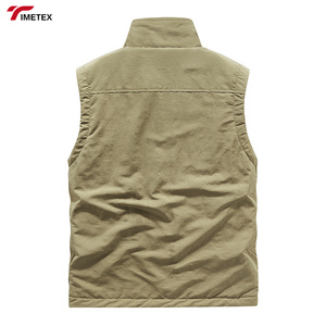 Gilet Casual da Uomo Autunno Inverno, Gilet in <span class=keywords><strong>Velluto</strong></span> Reversibile con Tasche Multiple, Gilet Cargo Senza Maniche per il Tempo Libero - Product Image 2