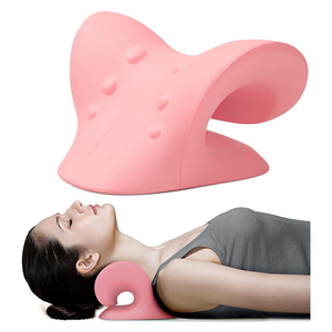 Bantal <span class=keywords><strong>Chiropractic</strong></span> ringan nyaman, perangkat traksi Penyelaras tulang belakang tengkuk pereda nyeri leher - Product Image 1