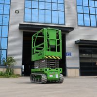 Plate-forme élévatrice électrique pour le transport de marchandises par une personne Petit élévateur de cargaison Entrepôt Ménage Atelier Garage Élévateur à ciseaux