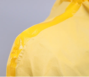 Penutup sepatu bot isolasi penutup sepatu plastik sekali pakai penutup bot HDPE dengan elastis - Product Image 3