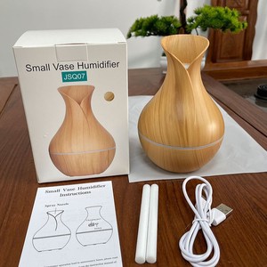 Humidificateur d'aromathérapie à grain de bois rechargeable par USB Mini brouillard lourd liquide pour la purification domestique - Product Image 4