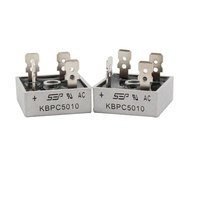 Puente Rectificador de Diodos KBPC5010, Diodo Rectificador de Potencia de 50A 1000V, KBPC 5010, Componentes Electrónicos