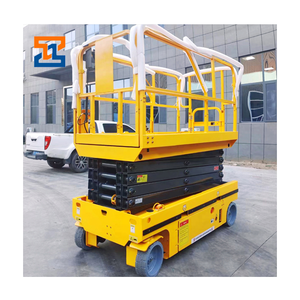 Elevador <span class=keywords><strong>de</strong></span> <span class=keywords><strong>Tijera</strong></span> Eléctrico <span class=keywords><strong>de</strong></span> 6 Metros, 10 Metros y 12 Metros, Elevador Móvil <span class=keywords><strong>de</strong></span> Una Persona, Precio <span class=keywords><strong>de</strong></span> Fábrica, Económico, 220V - Product Image 4