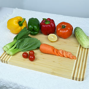 Planche à découper en bambou extra large Planches à découper en bois pour viande <span class=keywords><strong>de</strong></span> dinde BBQ Légumes Fruits Bloc <span class=keywords><strong>de</strong></span> boucher en bois Planche à découper - Product Image 1