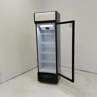 Réfrigérateur à porte simple à prix commercial, réfrigérateur à boissons, refroidisseur, congélateur vertical