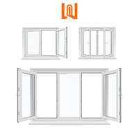 Fenêtre à impact de haute sécurité moderne WANJIA, en acier inoxydable, avec volet en persiennes, style français, double vitrage en PVC pour application extérieure