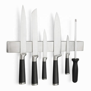 <span class=keywords><strong>Barre</strong></span> à <span class=keywords><strong>couteaux</strong></span> <span class=keywords><strong>magnétique</strong></span> en acier inoxydable de 16 pouces avec <span class=keywords><strong>porte</strong></span>-ustensiles de cuisine polyvalent en néodyme utilisé comme <span class=keywords><strong>porte</strong></span>-couteau - Product Image 2