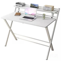 Table de bureau pliable de luxe MDF, pieds en métal, design nordique moderne, directement d'usine, en promotion,