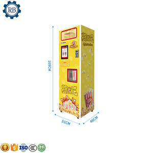 Distributeur automatique de popcorn à 2 saveurs, entièrement automatique, vente chaude <span class=keywords><strong>en</strong></span> usine, distributeur automatique de collations rapides dans les supermarchés et les cinémas - Product Image 1