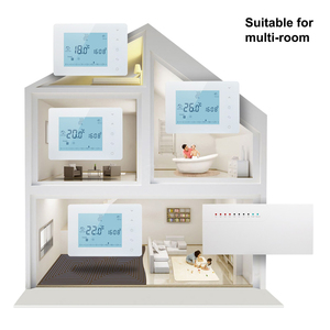 Nước dưới sàn hệ thống sưởi ấm wifi không dây nhiệt, thiết bị truyền động nhiệt và không dây trung tâm Hub điều khiển - Product Image 5