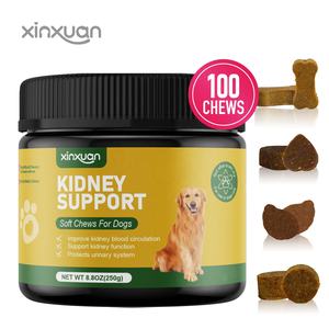 Support rénal personnalisé à mâcher doux pour chiens suppléments de soins de santé pour animaux de compagnie traiter les aliments naturels avec extrait de canneberge - Product Image 1