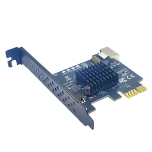 Panto PCIE x1 ke SFF-8087 Mini 4 Port SATA3.0 Adapter Converter pengontrol kartu ekspansi untuk NAS Server HDD