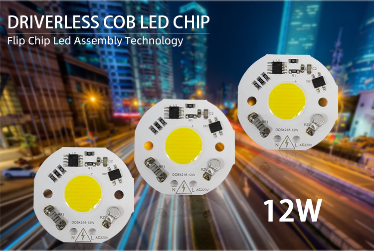 Surge Protection Smart LED Module Driverless High Brightness 12W LED Chip