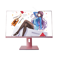 Moniteur de jeu LED LCD IPS 27 pouces rose 1920*1080 144 Hz avec fonction GRB et bras relevable