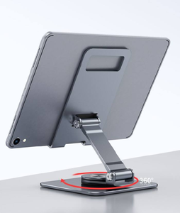 Iphone đứng xách tay máy tính xách tay đứng có thể điều chỉnh hợp kim nhôm có thể gập lại máy tính để bàn điện thoại di động chủ cho <span class=keywords><strong>iPad</strong></span> Tablet Đứng - Product Image 2