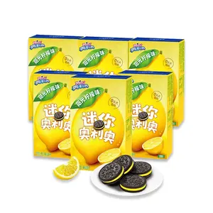 Oreo-Keks 2024 Neu 97 g Mini-Oreo-Keks Sonnenlicht Zitronengeschmack-Sandwich Keks Exotische Snacks