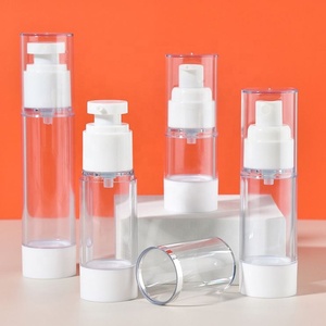 15ml 30ml 50ml 80ml 100ml 120ml Cosmetic Clear White Black Gold Airless Lotion Serum <b>Pump</b> <b>Bottle</b> With <b>Pump</b> Sprayer - Product Image 4