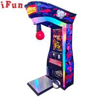Permainan tinju Arcade dalam ruangan mesin terbaru Big Punching abnd tendang redredemption Game untuk Pusat Permainan