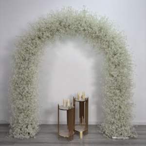 Arco de Flores Artificiales de Seda Ajustable y Duradero al por Mayor, Arco de Fondo para Bodas y Eventos, para Decoraciones Florales - Product Image 1