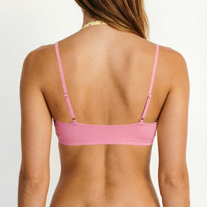 <span class=keywords><strong>Reggiseno</strong></span> <span class=keywords><strong>Sportivo</strong></span> da Yoga per Donna in Tessuto Riciclato, Design a Contrasto con Pois <span class=keywords><strong>Rosa</strong></span>, Abbigliamento per Allenamento e Tempo Libero - Product Image 2