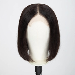Perruques sans colle en <span class=keywords><strong>cheveux</strong></span> humains naturels, lisses comme des baguettes, <span class=keywords><strong>de</strong></span> haute qualité, couleur noire <span class=keywords><strong>pour</strong></span> femmes - Product Image 2
