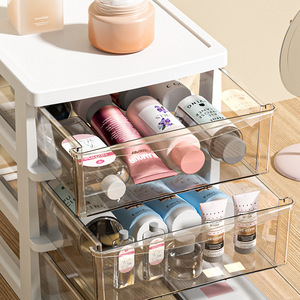 Sự Lựa Chọn Vui Vẻ PP Nhựa Đa-Hai Lớp Ngăn Kéo Tủ Bán Trong Suốt Bàn Tổ Chức Cho Mỹ Phẩm Và Văn Phòng Phẩm Lưu Trữ Hộp - Product Image 4