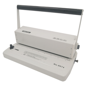 Máquina de encuadernación de libros en espiral, tamaño FS, 40 agujeros, 14 hojas, capacidad máxima de punzonado n. ° 8674 - Product Image 3