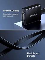 Adaptateur UGREEN Active vers VGA avec prise audio 3,5 mm, mâle vers VGA femelle, jusqu'à 1080P pour PC portable
