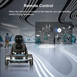Robot de seguridad inteligente para interiores y oficinas, Robot robótico de seguridad Facial