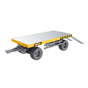 New Huina 1576 1577 1578 Remote control engineering vehicle forklift <b>trailer</b> combination 1:14 14-channel semi-alloy with pallet - Product Image 6