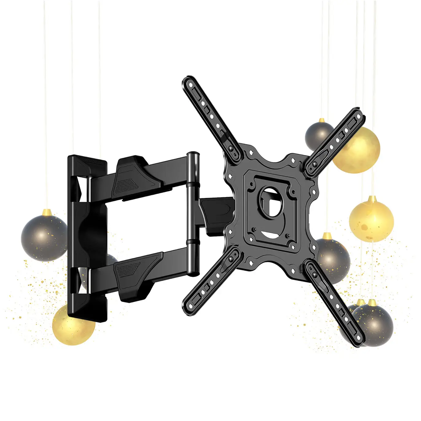 Nbjohson Double Sided Rotate And Extend Wall TV Mount Bracket Motion