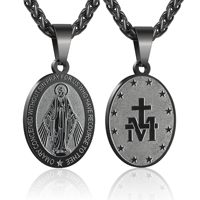 Nuevos Accesorios, Collar Moderno y Sencillo, Colgante de Cruz de Acero Inoxidable Estilo Europeo y Americano, Regalo para Hombres y Mujeres