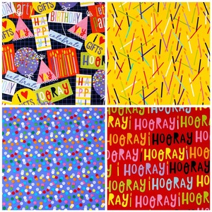 Custom Eco-Friendly Happy Birthday Pattern Gift <b>Wrap</b> <b>Paper</b> <b>Roll</b> Red Art <b>Paper</b> 100GSM Coated Recyclable Double-Sided Digital - Product Image 6