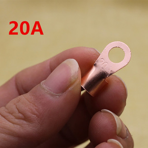 Embout de borne de batterie en cuivre Mojelong, trou de 6 mm, épaisseur de 0,5 mm, longueur de 23 mm, pour moto et véhicule électrique - Product Image 4