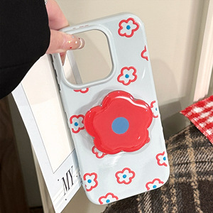 Custodia protettiva antiurto con fiore rosso di fabbrica per custodia per telefono <span class=keywords><strong>iPhone</strong></span> 16 15 14 <span class=keywords><strong>Pro</strong></span> <span class=keywords><strong>Max</strong></span> Full Anti-Drop - Product Image 5
