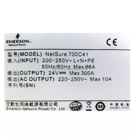 Nuevo Sistema de Alimentación de Comunicación Emerson Original de 24V 300A CC Netsure700C41-S1/S2 con Rectificador R24-2200