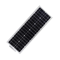 Lampadaire solaire moderne tout-en-un à panneau unique LiFePO4 3030 LED 150W avec corps en aluminium et détection de mouvement pour allée