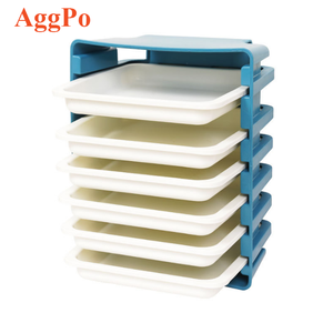 3 6 capa golpe-<span class=keywords><strong>cocina</strong></span> placa <span class=keywords><strong>estante</strong></span> montado en la pared de la olla caliente placa bandeja alimentos <span class=keywords><strong>apilable</strong></span> organizador de almacenamiento - Product Image 2
