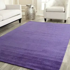 Alfombra de color púrpura alfombra personalizada Alfombra de lana hecha a mano