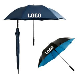 Parapluies de golf automatiques de luxe, résistants au vent et écologiques, avec logo personnalisé, vente en gros pour les fournisseurs - Product Image 1