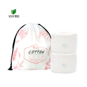 ม้วนกระดาษทิชชู่ผ้าฝ้ายแบบใช้แล้วทิ้งนุ่มสำหรับทำความสะอาดหน้า100% - Product Image 5