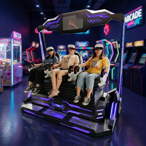 Système d'arcade de réalité virtuelle à mouvement complet Ultimate 3-Seat VR Gaming Pod avec écran tactile - Product Image 6
