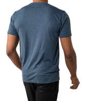 T-shirt Tri-Blend pour Homme OEM – Impression à la Demande, Design Graphique Personnalisé – 60% Polyester, 30% Rayonne, 5% Spandex