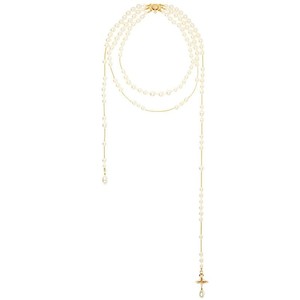 Collar de Perlas Simples y Elegantes, Cadena para Clavícula de Mujer, Estilo Ligero y Lujoso - Product Image 1