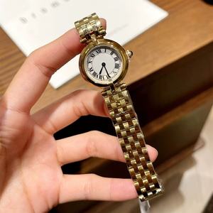 Montre-bracelet à <span class=keywords><strong>quartz</strong></span> Virtue 2026 pour femme, en acier inoxydable <span class=keywords><strong>blanc</strong></span> et or bicolore, durable, en alliage, résistante à l'eau 3 ATM, élégante et tendance - Product Image 6