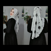 Abaya en Chiffon Imprimé Dubai, Hijab Islamique pour Femme, Turban en Denim et Cachemire, Foulards et Turbans