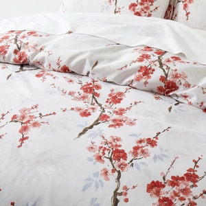 Ensemble <span class=keywords><strong>de</strong></span> literie <span class=keywords><strong>de</strong></span> luxe sophistiqué à fleurs <span class=keywords><strong>de</strong></span> prunier, 3 pièces, housse <span class=keywords><strong>de</strong></span> <span class=keywords><strong>couette</strong></span>, taies d'oreiller, entretien facile, polyester, disponible en plusieurs tailles - Product Image 5