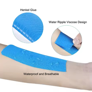 EONBON Vente en gros de bandes de kinésiologie imperméables pour la physiothérapie du genou, bandes musculaires athlétiques, bandes de kinésiologie élastiques pré-coupées pour le sport - Product Image 4